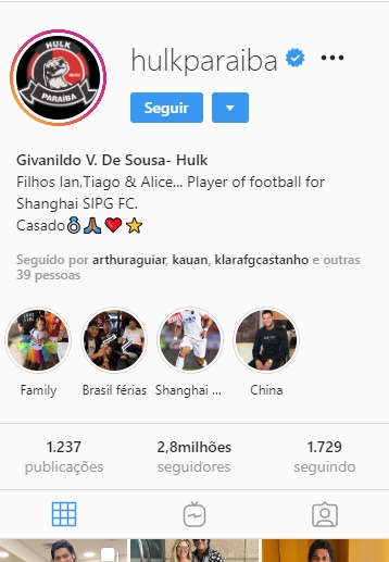 Após negar, Hulk Paraíba escreve ‘casado’ no perfil do Instagram - 1