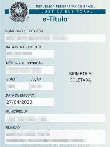 Título de eleitor pela internet número