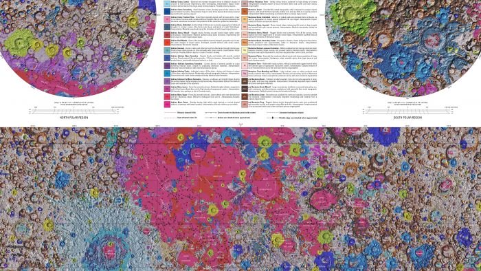 Fizeram um novo mapa geológico da Lua — e você pode baixá-lo em alta resolução! - 2