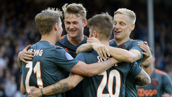 Donny Van De Beek,Frenkie De Jong,Lasse Schone,Matthijs De Ligt