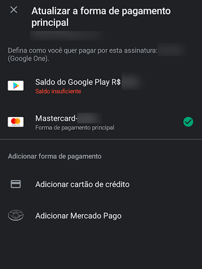 Como cancelar compras no Google Play Store ou alterar a forma de pagamento - 7