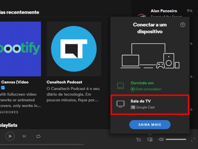 Como usar o Spotify Chromecast para controlar músicas no PC e no Mac - 4