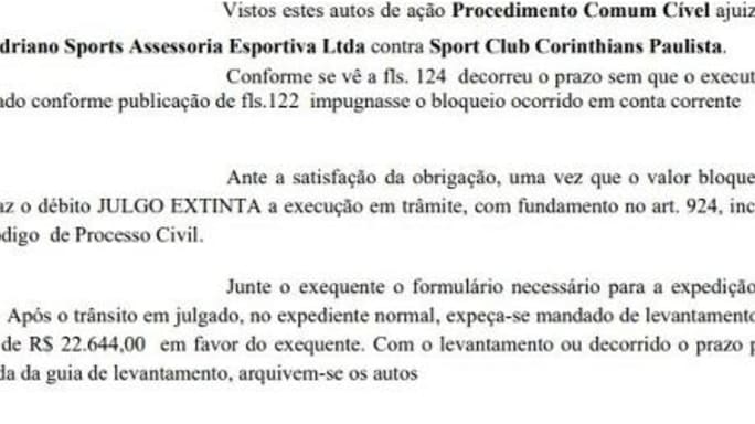 Justiça bloqueia 22 mil reais do Corinthians - 2