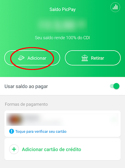 PicPay: como colocar ou sacar dinheiro pelo aplicativo - 3