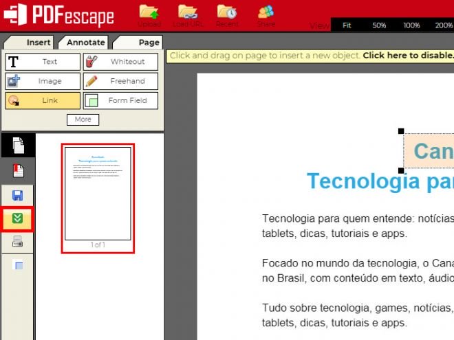 Saiba como colocar links em arquivos PDF - 10