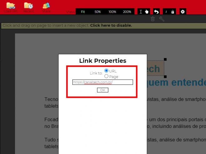 Saiba como colocar links em arquivos PDF - 8