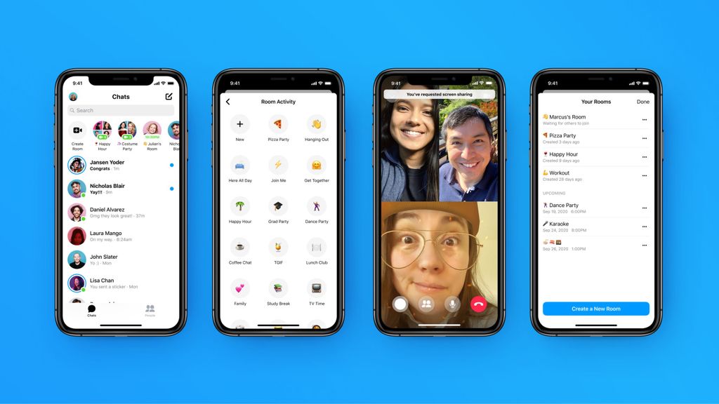 Messenger Rooms permitirá uso de fundos personalizados durante videoconferências - 2