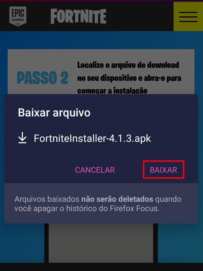 Saiba como instalar o Fortnite em seu celular ou tablet com Android - 6