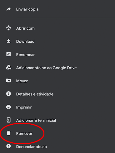 Como apagar arquivos do Google Drive pelo celular - 3