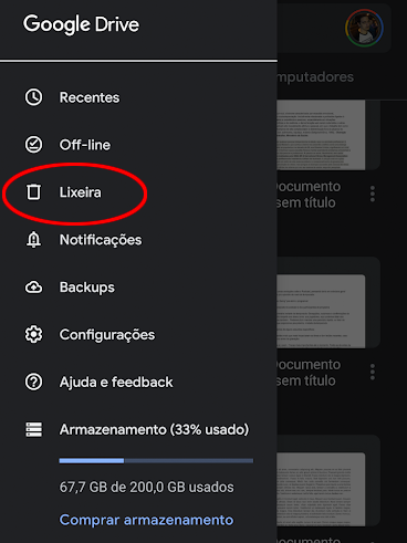 Como apagar arquivos do Google Drive pelo celular - 5