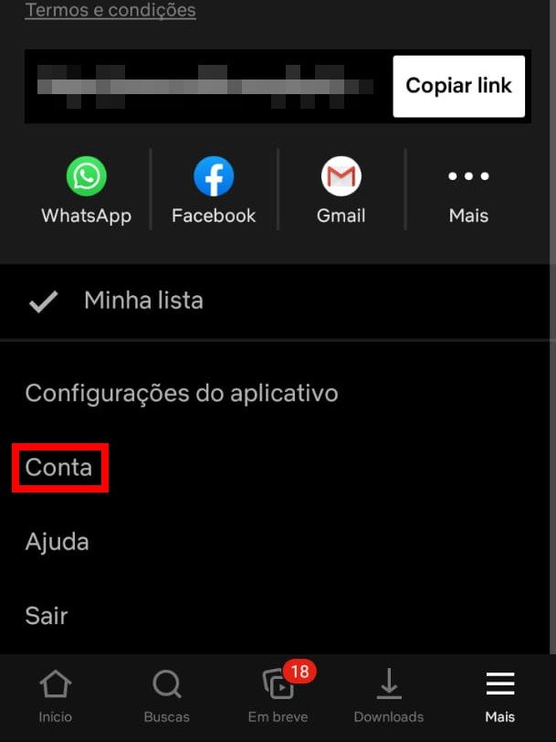 Como cancelar a conta na Netflix - 3