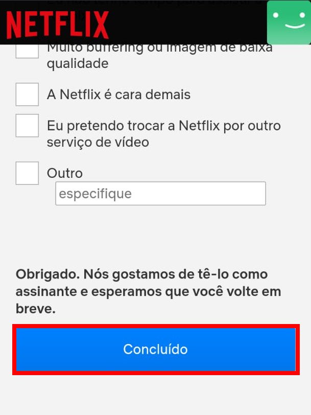 Como cancelar a conta na Netflix - 7