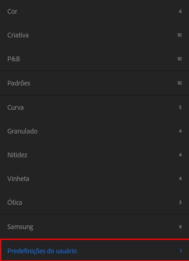 Como fazer presets no Lightroom pelo celular e computador - 6