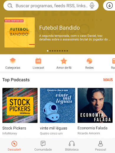 Como ouvir podcasts no Castbox pelo celular - 3