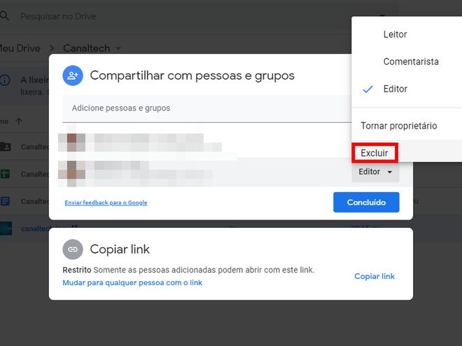 Google Drive: como manter arquivos privados em pasta compartilhada - 4