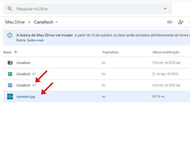 Google Drive: como manter arquivos privados em pasta compartilhada - 9