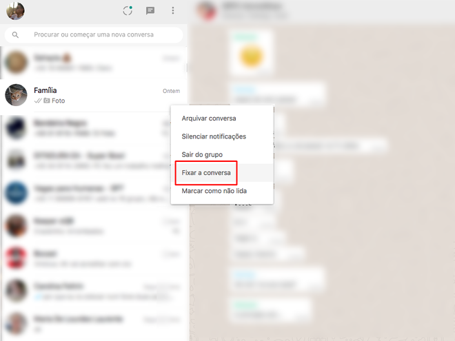Saiba como fixar uma conversa no WhatsApp - 7
