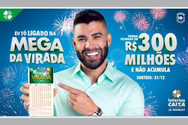 Com vídeo grandioso, Gusttavo Lima é o mais novo garoto propaganda da Mega da Virada - 1