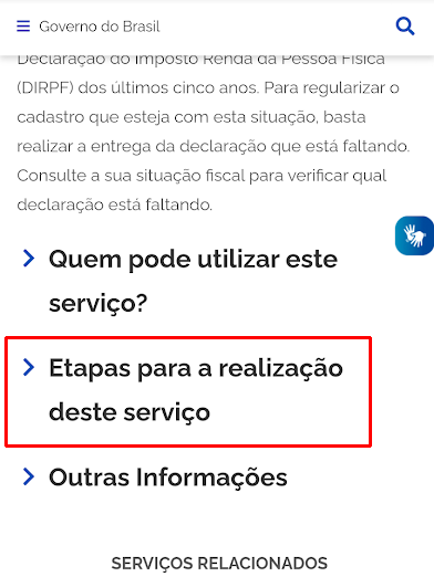 Como regularizar CPF online no site da Receita Federal - 3