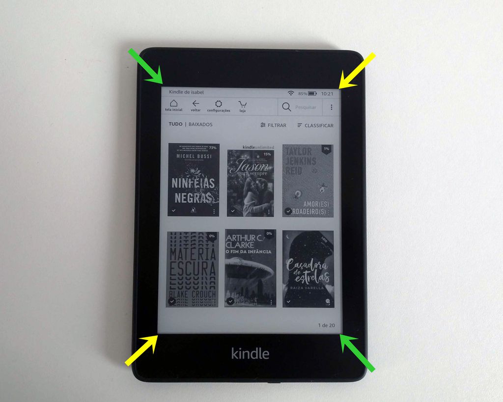 Como tirar print da tela do seu Kindle - 2