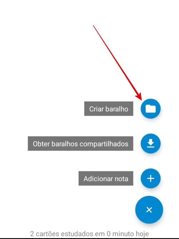 Como criar flashcards online com o app Ankidroid - 4