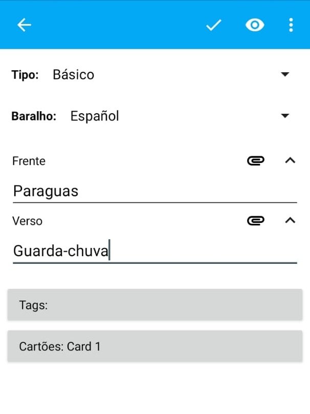 Como criar flashcards online com o app Ankidroid - 7