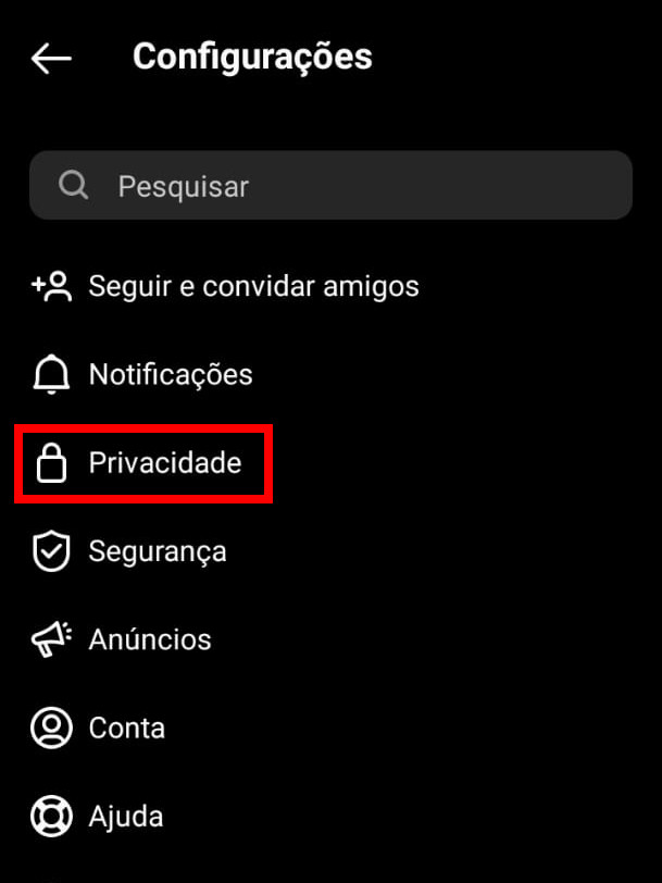 Como desativar solicitações de mensagens no Direct - 4