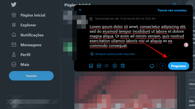 Como editar um tweet programado - 5