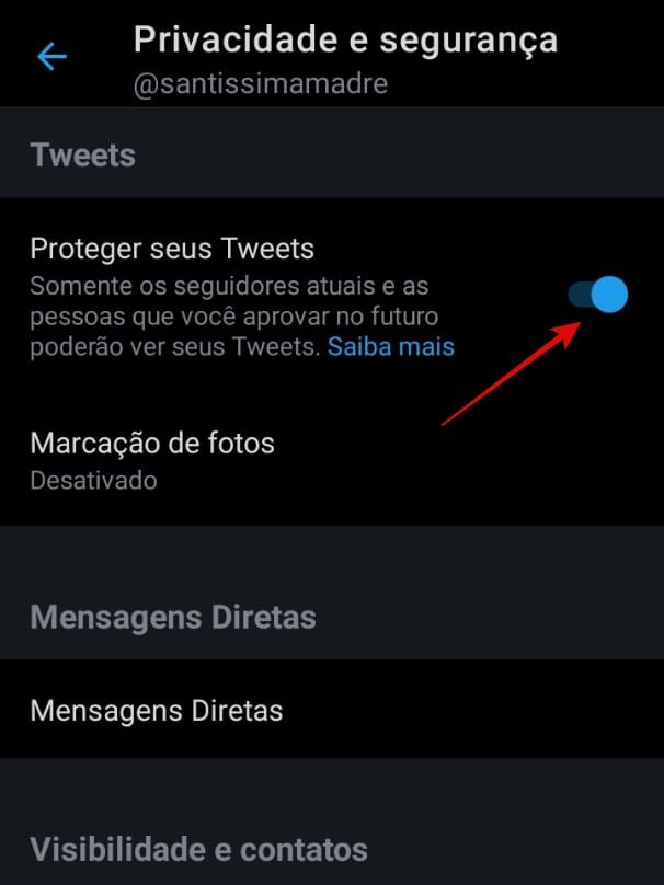 Como tornar sua conta do Twitter privada - 5