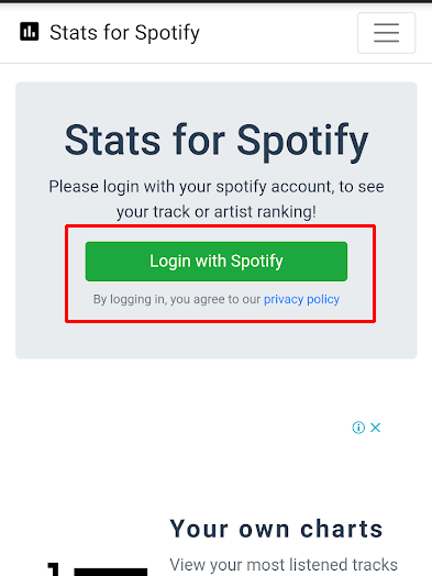 Como usar o Stats for Spotify - 2