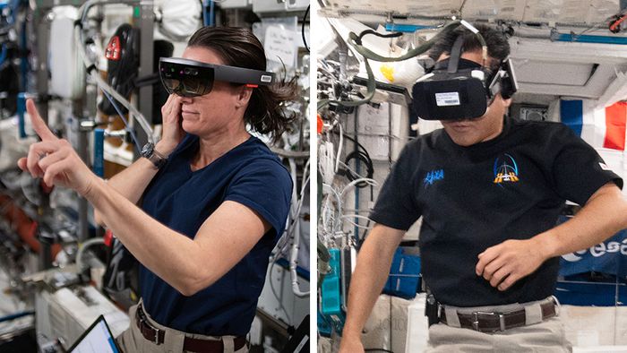 Astronautas usam realidades aumentada e virtual para fazer pesquisas na ISS - 1