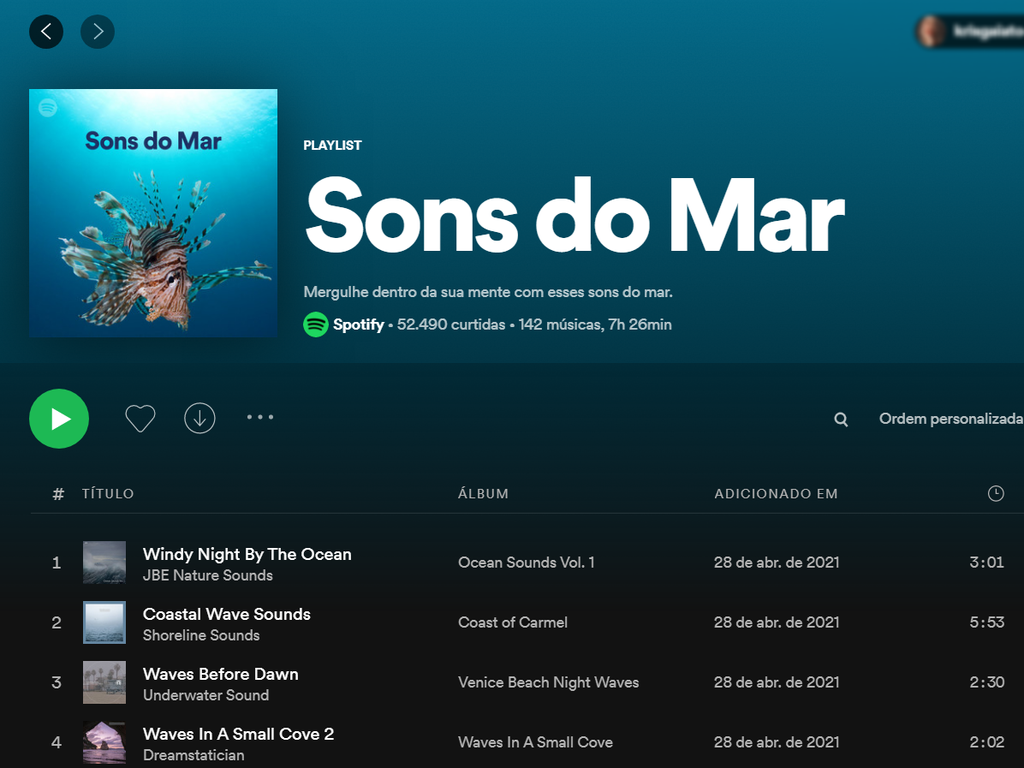 5 Playlists no Spotify com sons da natureza para acalmar e dormir - 5