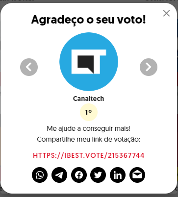 Ainda dá tempo de votar no Canaltech para o TOP 3 do prêmio iBest 2021 - 10