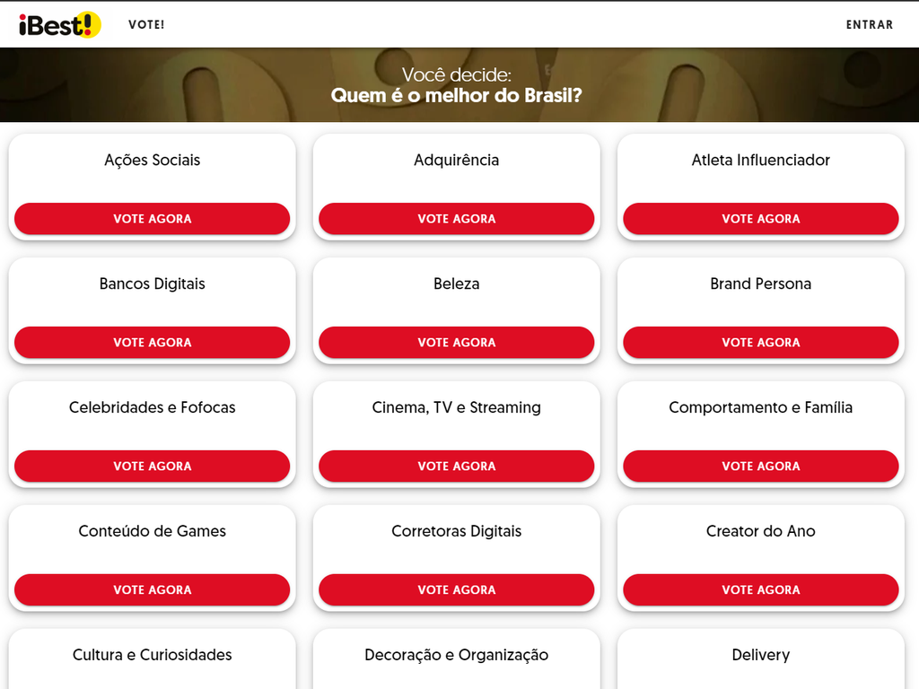 Ainda dá tempo de votar no Canaltech para o TOP 3 do prêmio iBest 2021 - 2