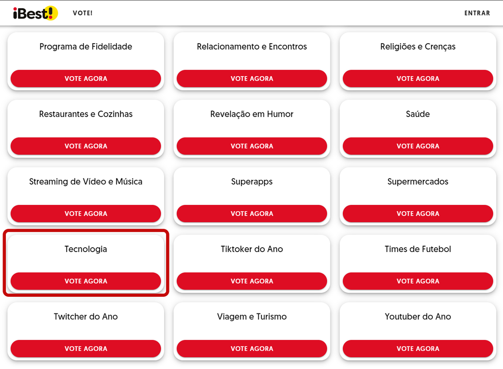 Ainda dá tempo de votar no Canaltech para o TOP 3 do prêmio iBest 2021 - 5