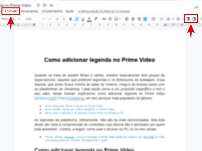 Como colocar um recuo de parágrafo no Google Docs - 5