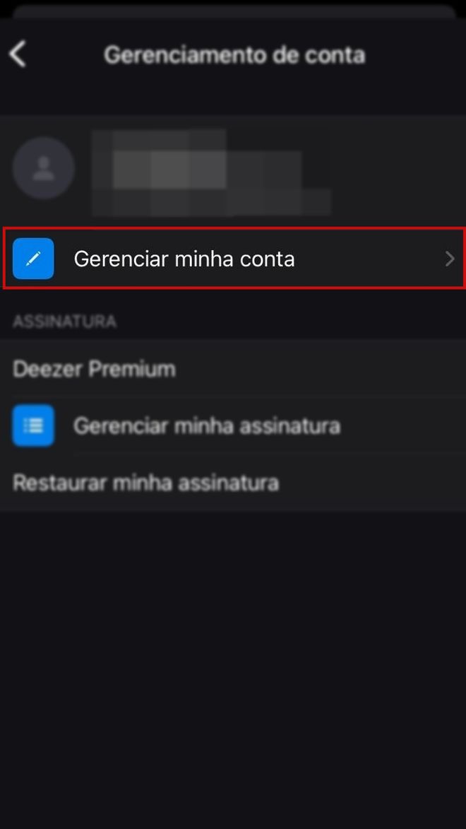 Como mudar o e-mail cadastrado na Deezer - 4