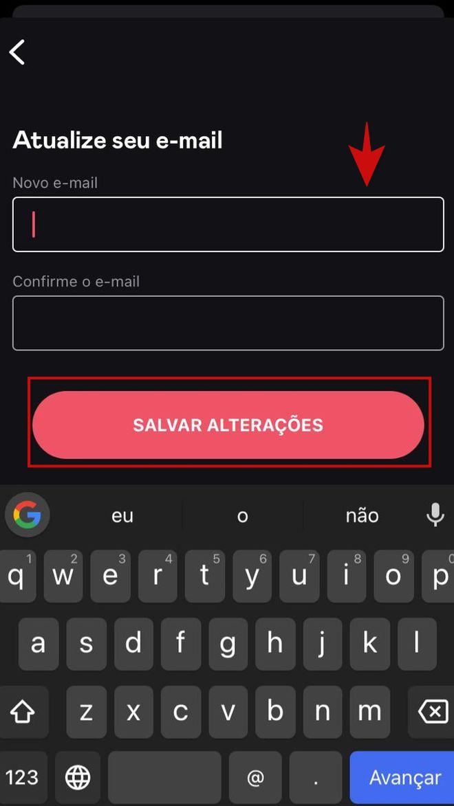 Como mudar o e-mail cadastrado na Deezer - 8