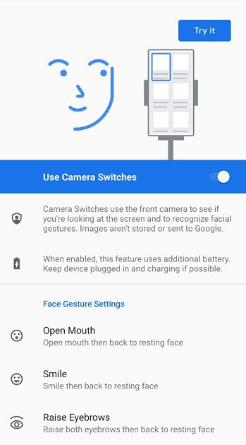 Controlar o celular através de expressões faciais já é possível no Android 12 - 2