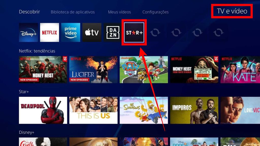 Como baixar o Star+ no PS4 e PS5 - 6