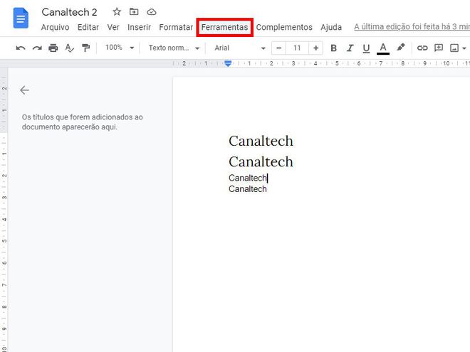 Como comparar dois documentos usando o Google Docs - 2