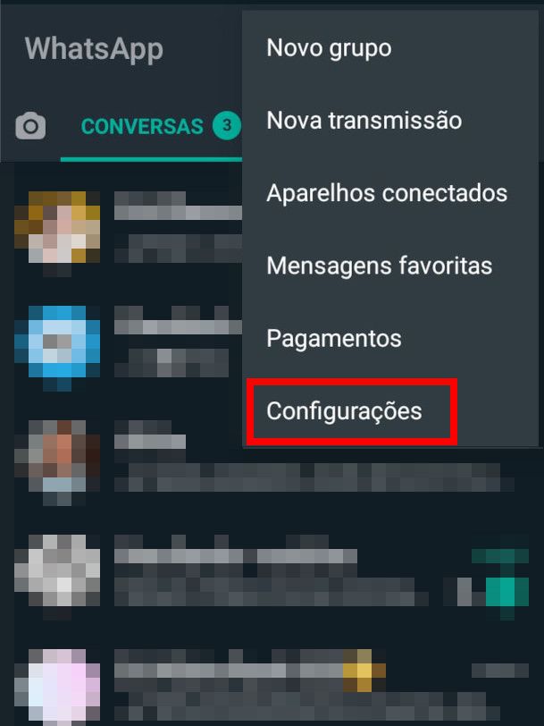 Como limpar as conversas do WhatsApp - 9