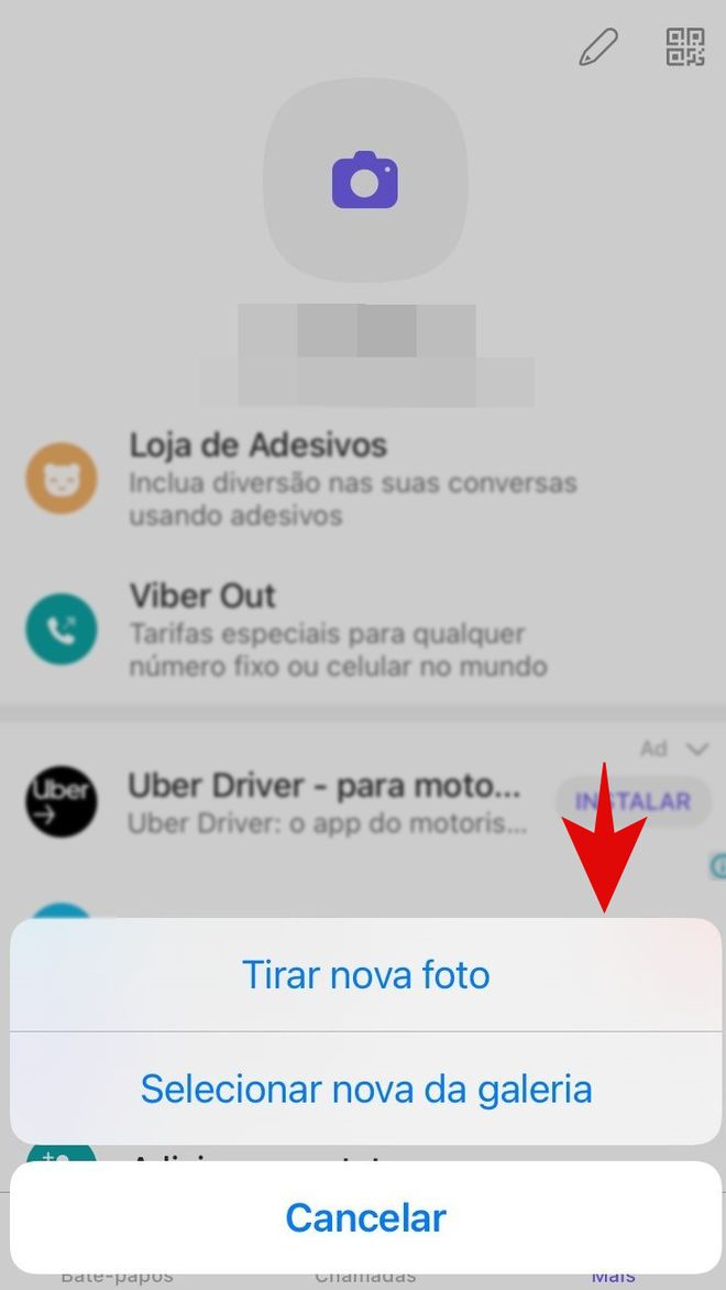 Como colocar foto no Viber - 4