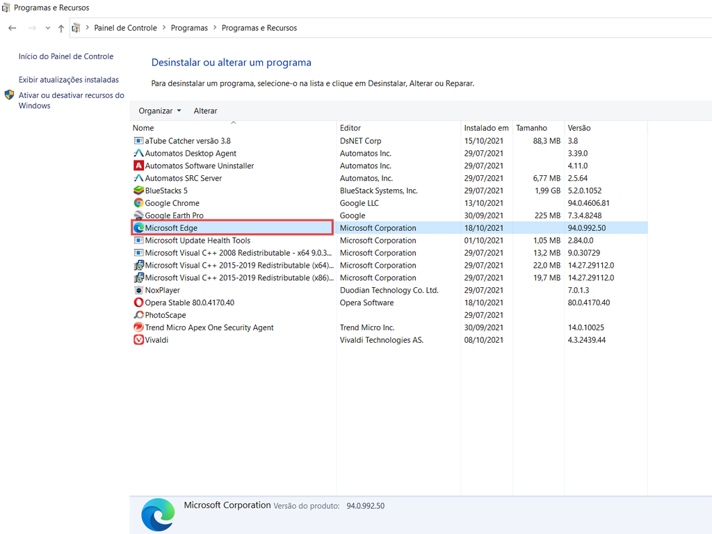 Como desinstalar o Microsoft Edge - 9