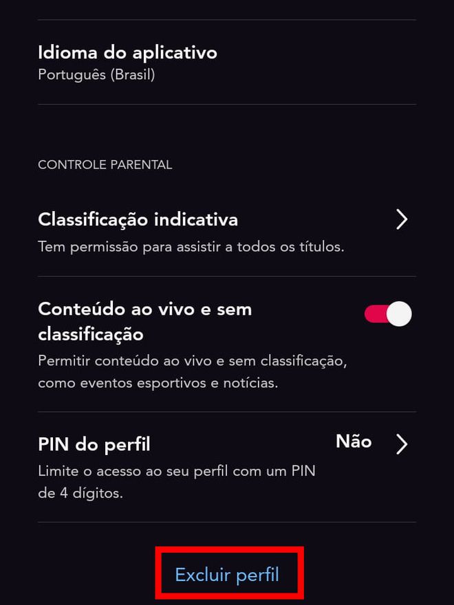 Como editar e excluir um perfil no Star+ - 5