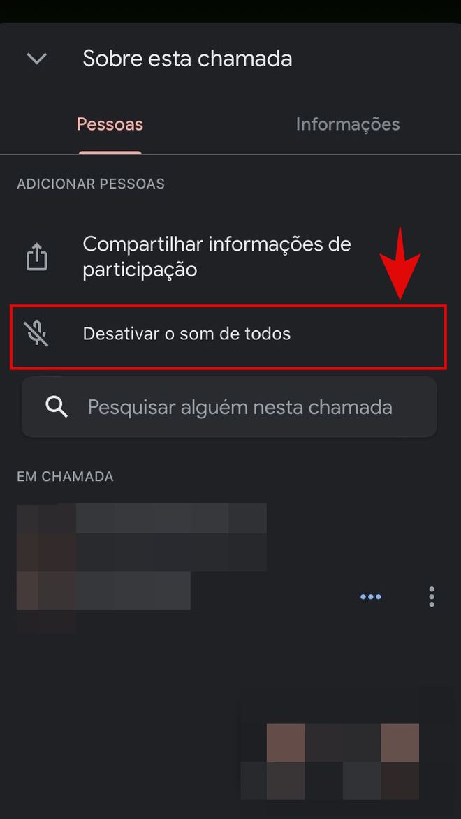 Como silenciar todos os microfones do Google Meet pelo iPhone - 3