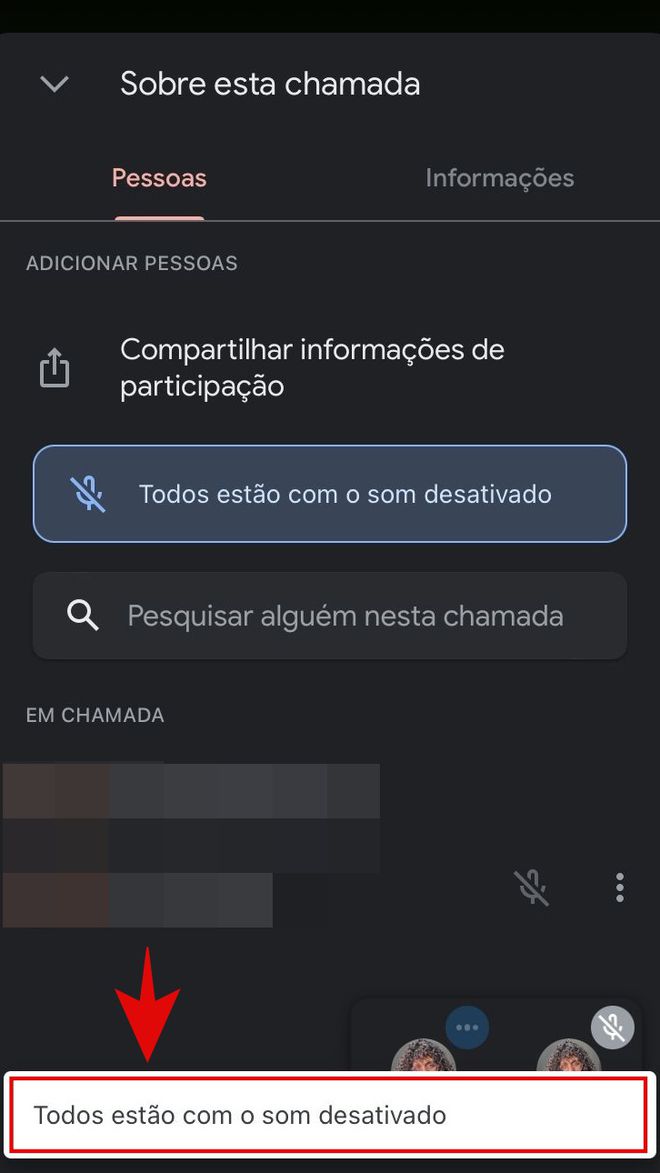 Como silenciar todos os microfones do Google Meet pelo iPhone - 4