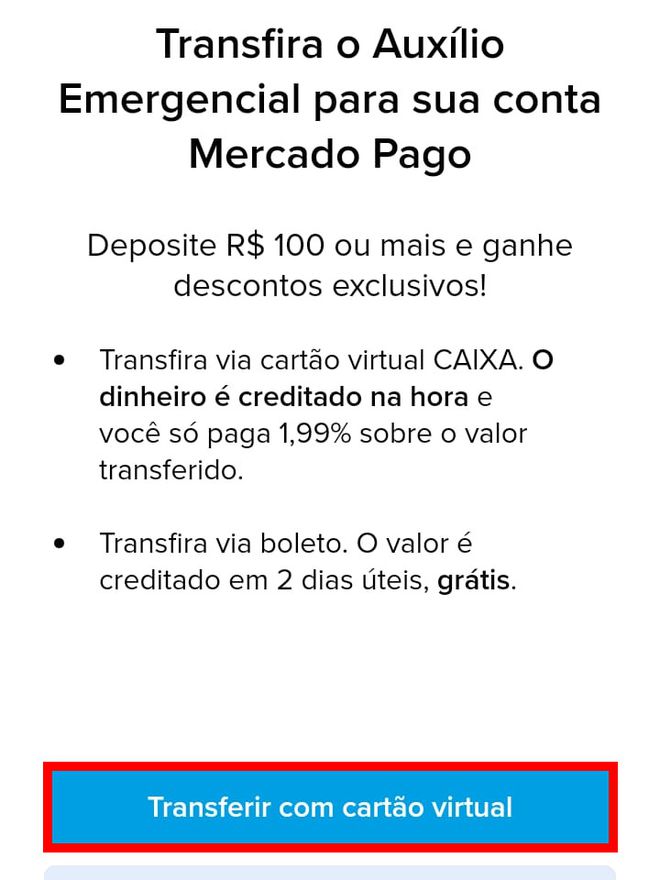 Como transferir dinheiro do Caixa Tem para Mercado Pago pelo celular - 7