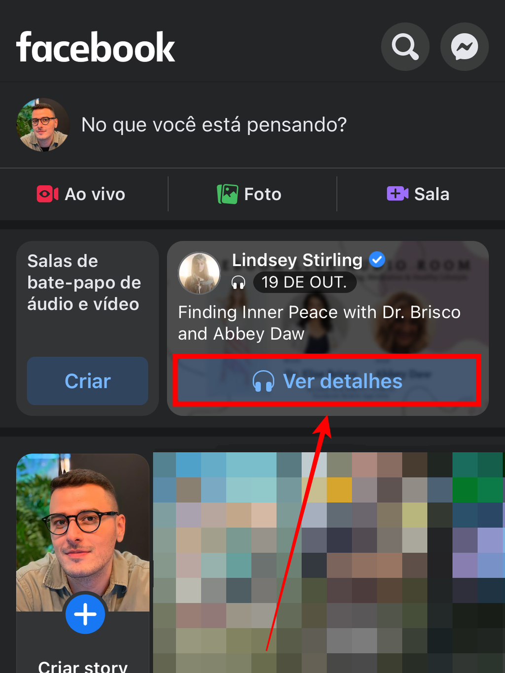 Como usar as salas de áudio do Facebook - 5