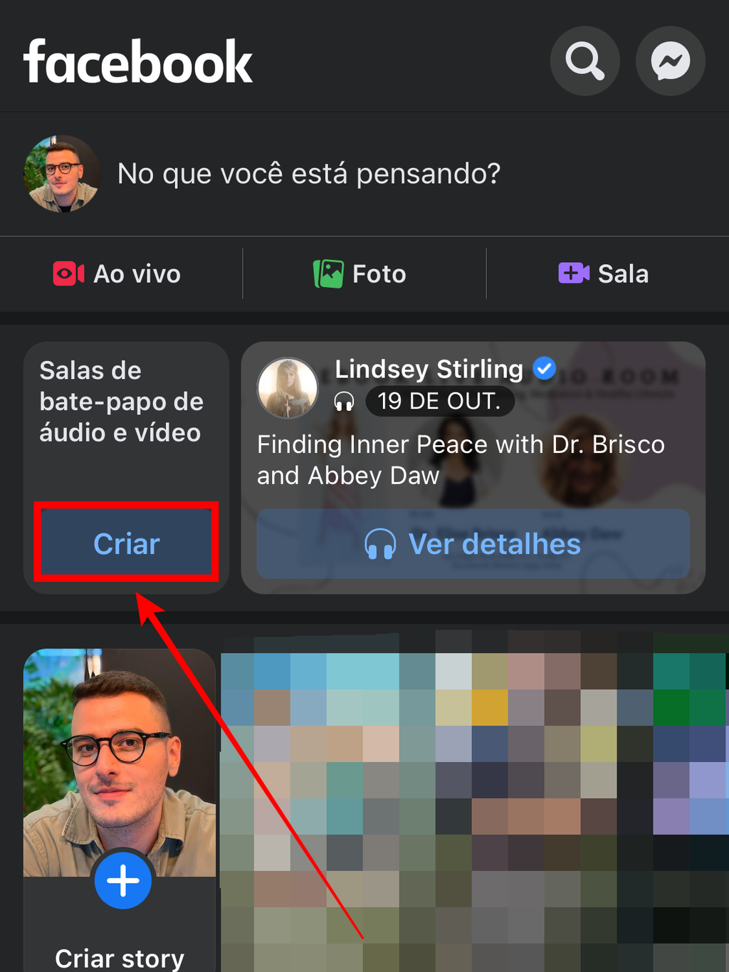 Como usar as salas de áudio do Facebook - 8